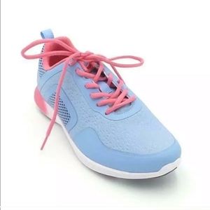 Vionic Women's Agile Jojo Ombre Blue Lace Up Low Top Walking Shoes Size 6.5